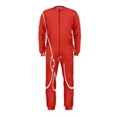 Caffeine And Breastfeeding Coffee Nursing Red Sign Onepiece Jumpsuit (kids) by Mariart