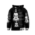 Eat, sleep, meditate, repeat  Kids  Zipper Hoodie View1