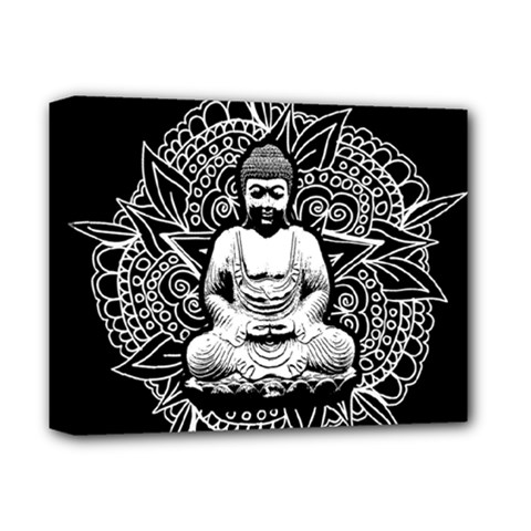 Ornate Buddha Deluxe Canvas 14  X 11  by Valentinaart