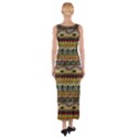 Aztec Pattern Fitted Maxi Dress View2