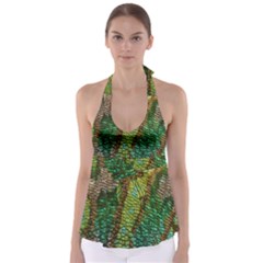 Chameleon Skin Texture Babydoll Tankini Top by BangZart