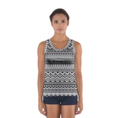 Aztec Pattern Design Women s Sport Tank Top  by BangZart