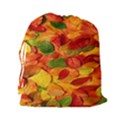 Leaves Texture Drawstring Pouches (XXL) View2