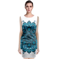 Ornate Mandala Classic Sleeveless Midi Dress by Valentinaart