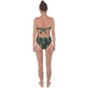 Military Camouflage Pattern Tie Back One Piece Swimsuit View2