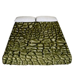 Aligator Skin Fitted Sheet (california King Size) by BangZart