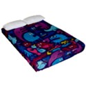 Hipster Pattern Animals And Tokyo Fitted Sheet (California King Size) View2