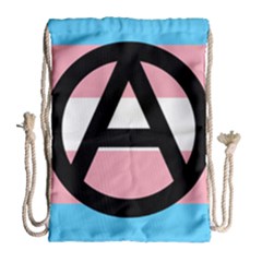 Anarchist Pride Drawstring Bag (large) by TransPrints