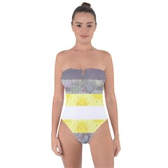 Cute Flag Tie Back One Piece Swimsuit by TransPrints