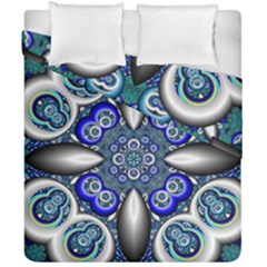 Fractal Cathedral Pattern Mosaic Duvet Cover Double Side (california King Size) by BangZart