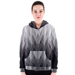 Feather Graphic Design Background Women s Zipper Hoodie by BangZart