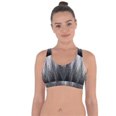 Feather Graphic Design Background Cross String Back Sports Bra by BangZart