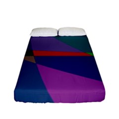 Abstract #415 Tipping Point Fitted Sheet (full/ Double Size) by RockettGraphics