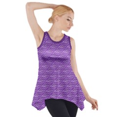 Purple Scales Side Drop Tank Tunic by Brini