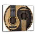 Old And Worn Acoustic Guitars Yin Yang Canvas 20  x 16  View1