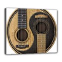 Old And Worn Acoustic Guitars Yin Yang Deluxe Canvas 24  x 20   View1