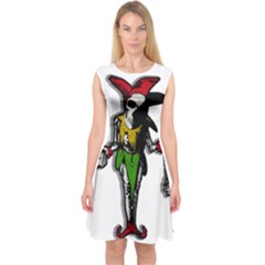 Joker  Capsleeve Midi Dress by Valentinaart