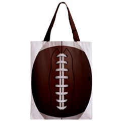 Football Ball Zipper Classic Tote Bag by BangZart