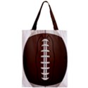 Football Ball Zipper Classic Tote Bag View1