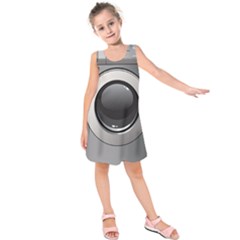 Washing Machine Kids  Sleeveless Dress by BangZart