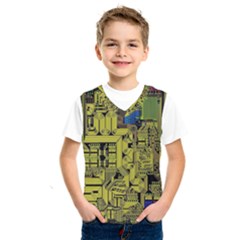 Technology Circuit Board Kids  Sportswear by BangZart