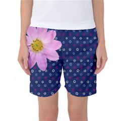 Pink Daisy Dot Shorts by twirlsandswirlsdesigns