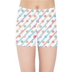 Simple Saturated Pattern Kids Sports Shorts by linceazul