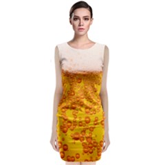 Beer Alcohol Drink Drinks Classic Sleeveless Midi Dress by BangZart