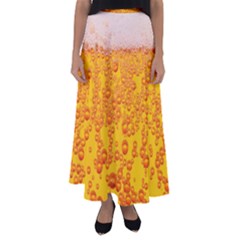 Beer Alcohol Drink Drinks Flared Maxi Skirt by BangZart