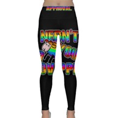 Dont Need Your Approval Classic Yoga Leggings by Valentinaart