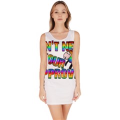 Dont Need Your Approval Bodycon Dress by Valentinaart