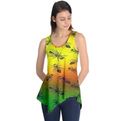 Insect Pattern Sleeveless Tunic by BangZart