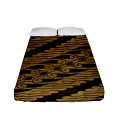 Traditional Art Indonesian Batik Fitted Sheet (full/ Double Size) by BangZart