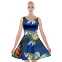 Marine Fishes Velvet Skater Dress View1