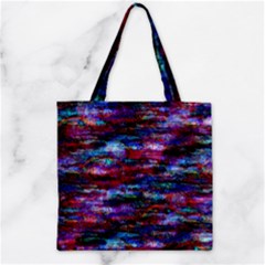 Fairy Earth Tree Texture Pattern Zipper Grocery Tote Bag by KirstenStar