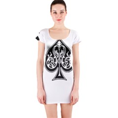 Acecard Short Sleeve Bodycon Dress by prodesigner