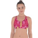 Rose And Roses And Another Rose Cross String Back Sports Bra View1