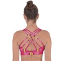 Rose And Roses And Another Rose Cross String Back Sports Bra View2