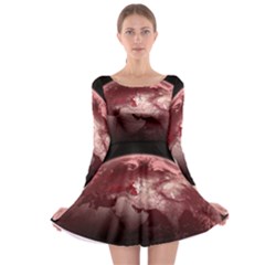 Planet Fantasy Art Long Sleeve Skater Dress by BangZart