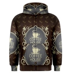 Coffee House Men s Zipper Hoodie by BangZart