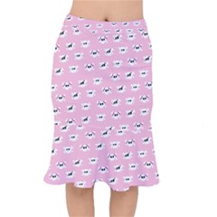 Girly Girlie Punk Skull Mermaid Skirt by BangZart