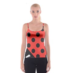 Abstract Bug Cubism Flat Insect Spaghetti Strap Top by BangZart