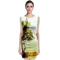 Landscape Classic Sleeveless Midi Dress by Valentinaart