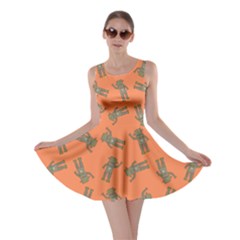 Flexatron Coral Robots Skater Dress by Flexatron