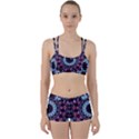 Kaleidoscope Mandala Purple Pattern art Women s Sports Set View1