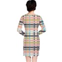 Plaid Pattern Long Sleeve Nightdress View2