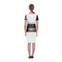 Video Game Controller 80s Classic Short Sleeve Midi Dress View2