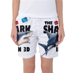 The Shark Movie Women s Basketball Shorts by Valentinaart