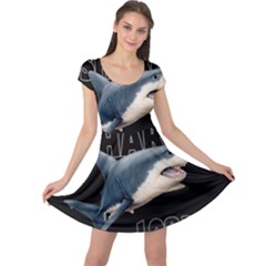 The Shark Movie Cap Sleeve Dress by Valentinaart