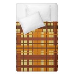 Plaid Pattern Duvet Cover Double Side (single Size) by linceazul